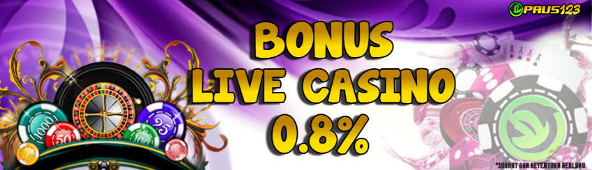 PAUS123 - PROMO LIVE CASINO ROLLINGAN 0.8%