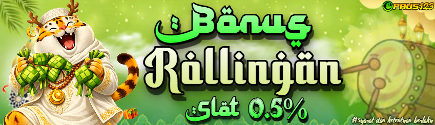 PAUS123 - BONUS ROLLINGAN SLOT 0.5%