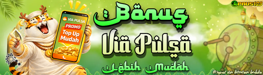 PAUS123 - DEPOSIT VIA PULSA (TELKOMSEL & XL)