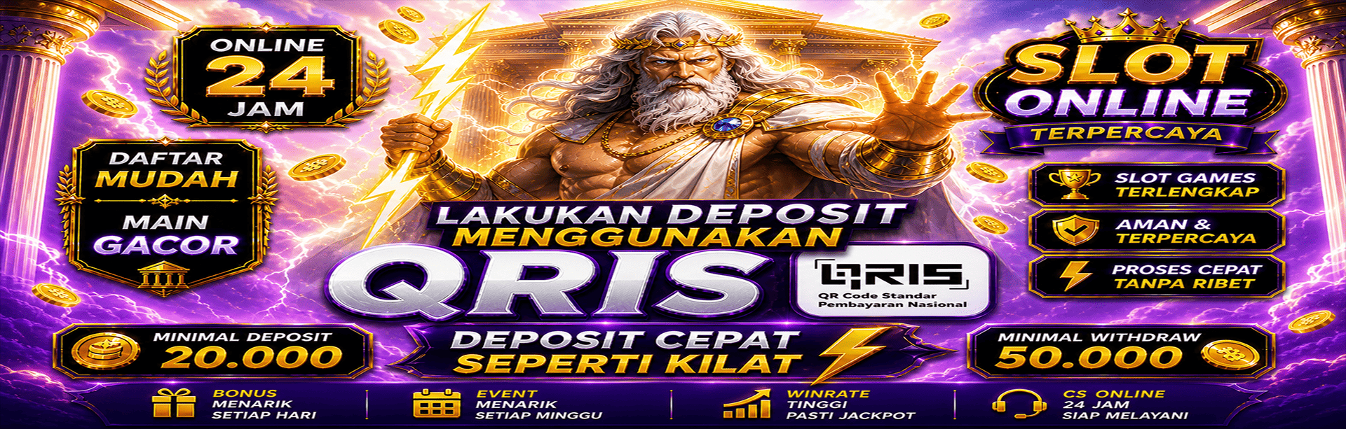 DEPOSIT MUDAH DENGAN QRIS