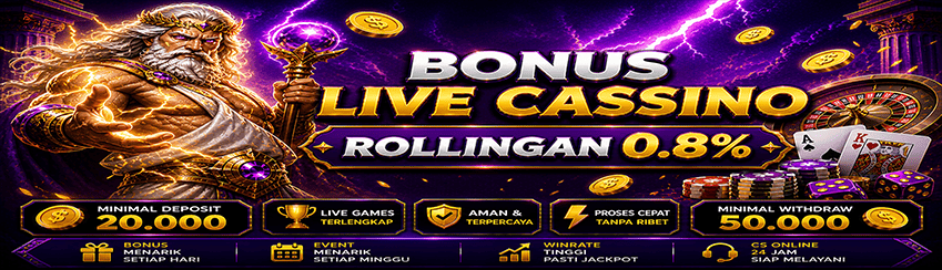 PAUS123 - PROMO LIVE CASINO ROLLINGAN 0.8%