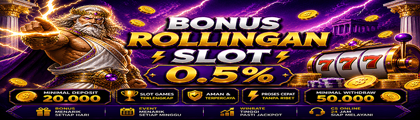 PAUS123 - BONUS ROLLINGAN SLOT 0.5%